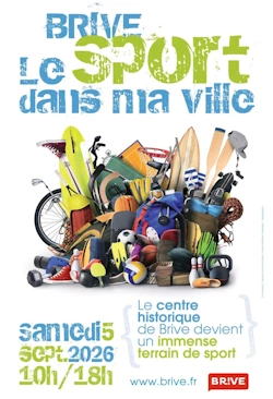 Affiche Le sport dans ma ville 2026 Brive site